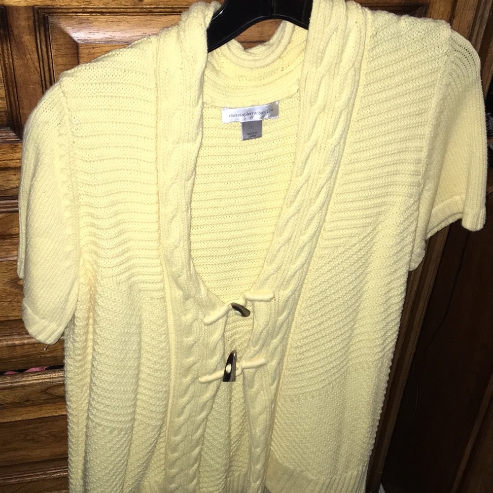 Yellow sweater